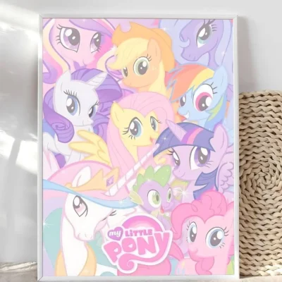 Whimsical My Little Pony Wall Art