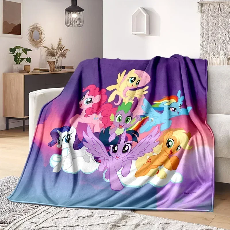 Colorful My Little Ponies Blanket