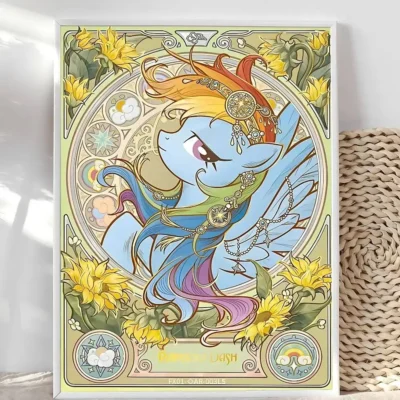 My Little Pony Brave Rainbow Dash Wall Art