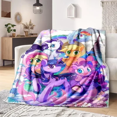 Whimsical My Little Ponies Blanket