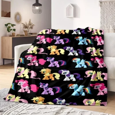 My Little Ponies Main Characters Blanket