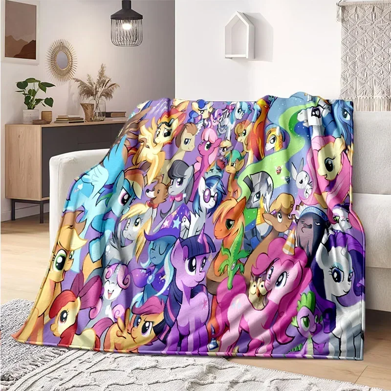 My Little Ponies Full Characters Blanket