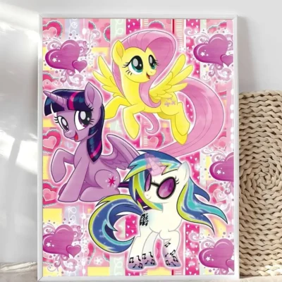 My Little Pony Twilight Sparkle And Fluttershy Wall Art