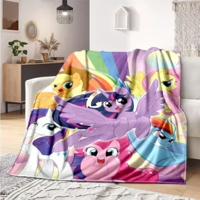 My Little Ponies Colorful Blanket