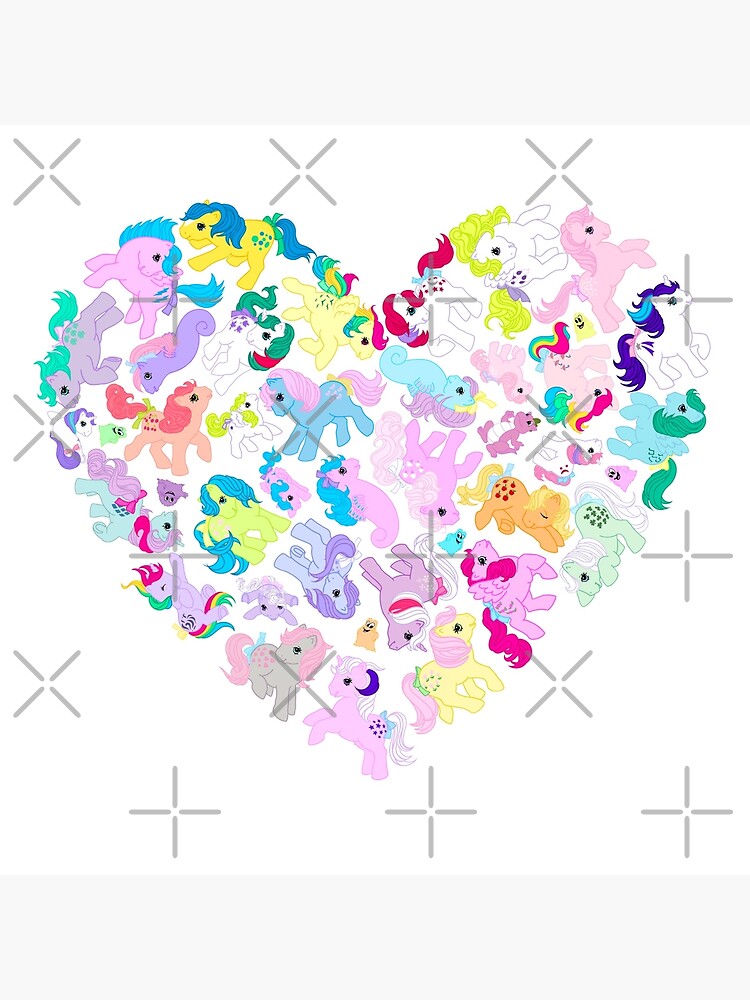 I Heart Mlp Shower Curtain - Image 2