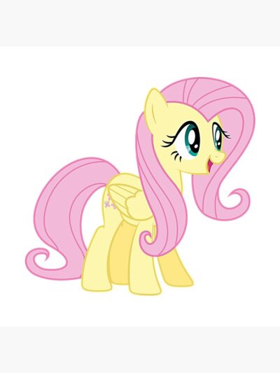 Alternative view of Fluttershy Shower Curtain