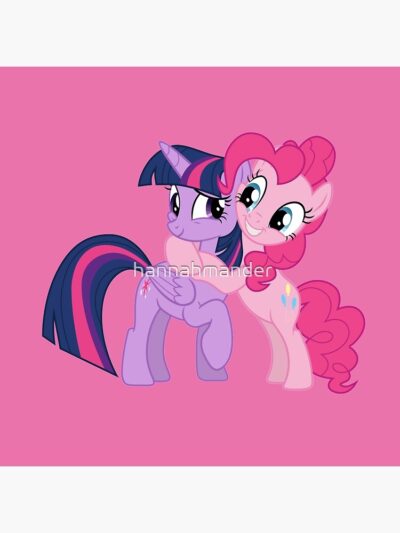 Alternative view of Twilight And Pinkie Shower Curtain