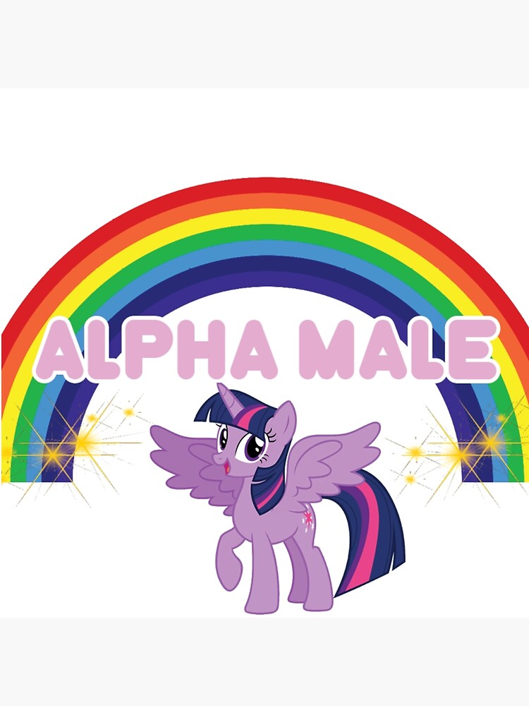 Alpha Male Twilight Sparkle Tapestry - Image 2