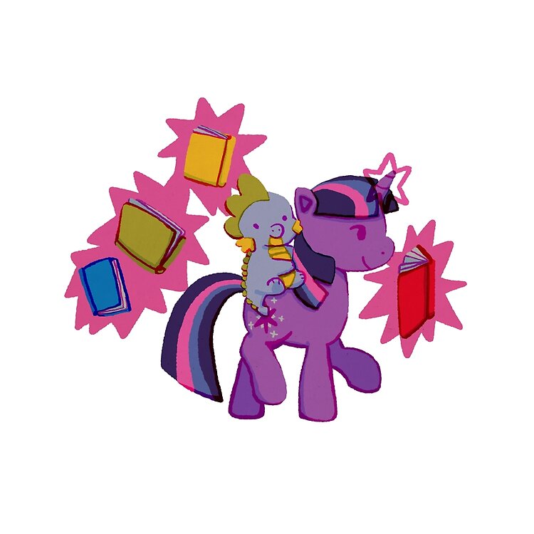 Retro Twilight Sparkle Tote Bag - Image 2