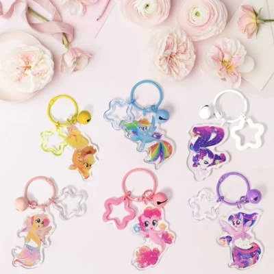 My Little Pony Unicorn Key Ring Fashion Car Keys Chain