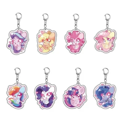 My Little Ponys Anime Acrylic Cute Cartoon keychain