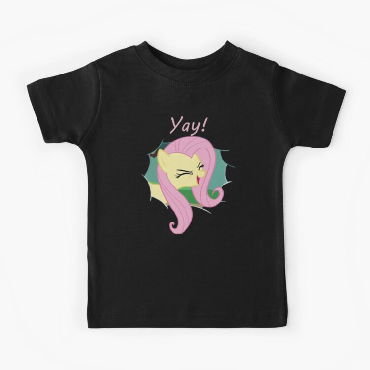 Yay Fluttershy Kids T-shirt - Image 3
