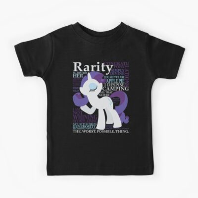 The Many Words Of Rarity Kids T-shirt