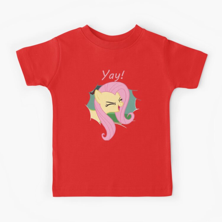 Yay Fluttershy Kids T-shirt
