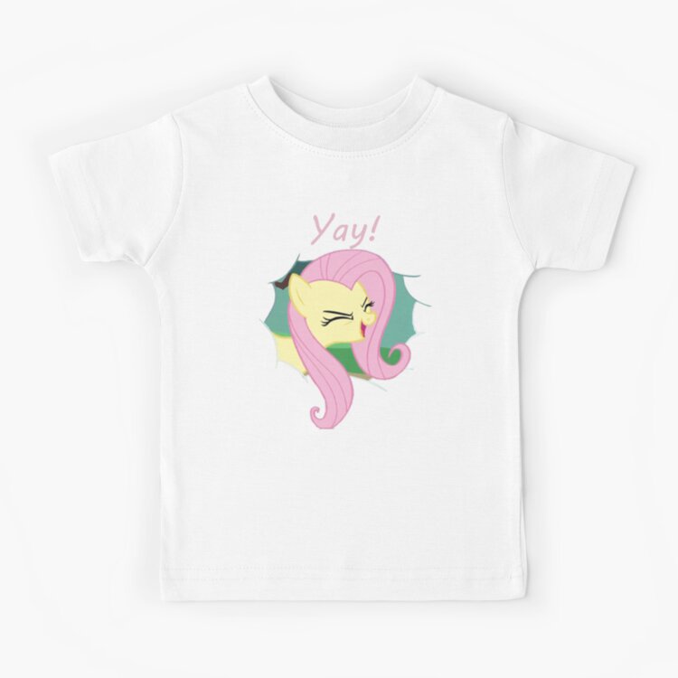 Yay Fluttershy Kids T-shirt - Image 4