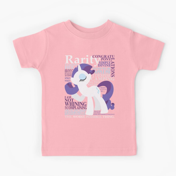 The Many Words Of Rarity Kids T-shirt - Image 2