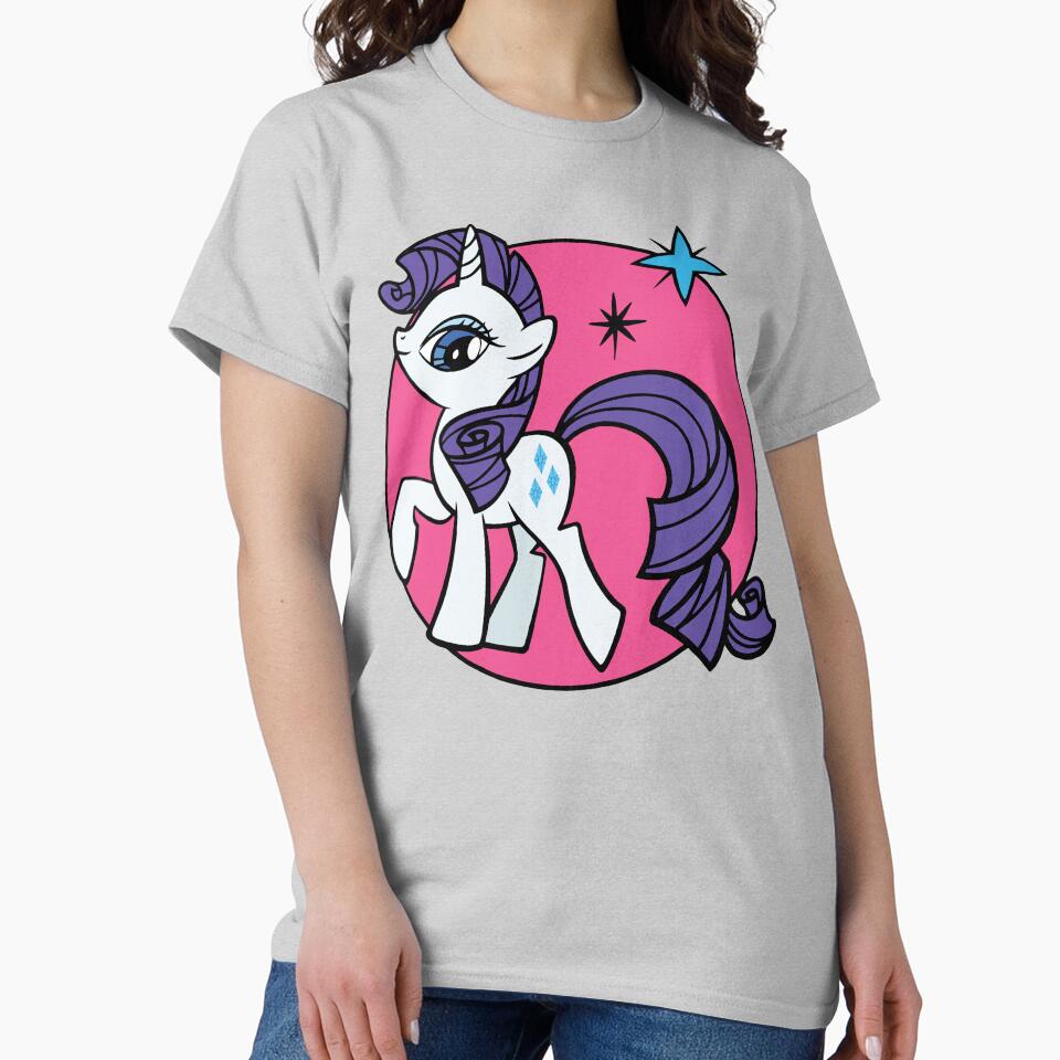 Rarity Elegant Pony Queen T-shirt - Image 3