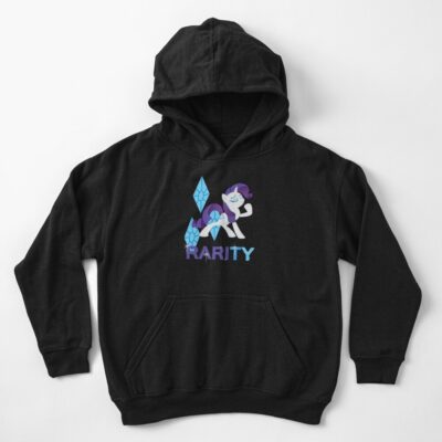 Rarity Diamond Pony Glam Kids Hoodie