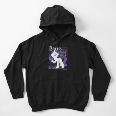The Many Words Of Rarity Kids Hoodie