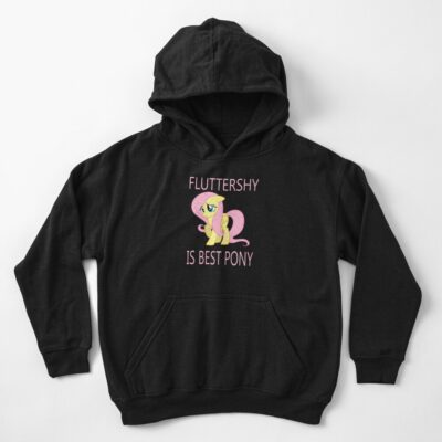 Fluttershy Is Best Pony Kids Hoodie