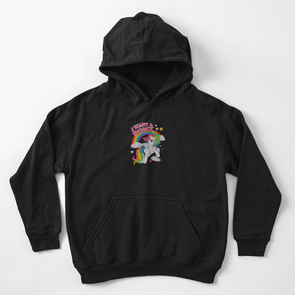 Vintage Little Pony Kids Hoodie