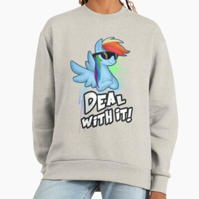 My Little Pony Mlp Rainbow Dash Deal With It Sweatshirt