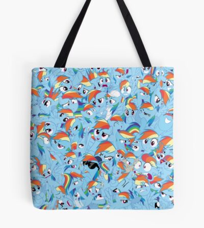 Rainbow Dash Mess Tote Bag