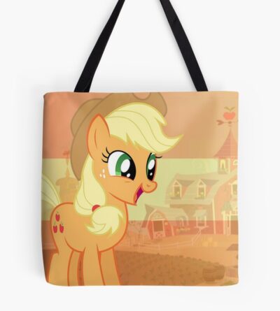 Funny Applejack Tote Bag