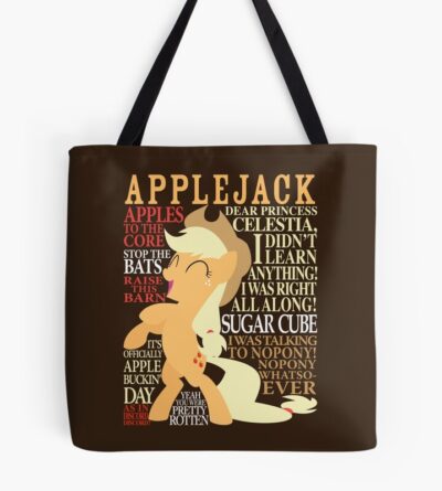 The Many Words Of Applejack Tote Bag