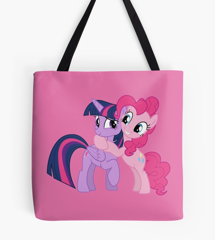 Twilight And Pinkie Tote Bag