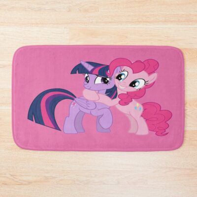 Twilight And Pinkie Bath Mat