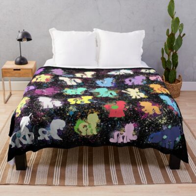 Big Colour Throw Blanket