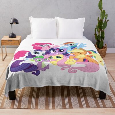Mane Six My Little Pony Throw Blanket