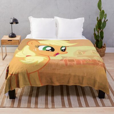 Applejack Wooa Throw Blanket