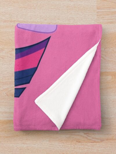 Alternative view of Twilight And Pinkie Throw Blanket