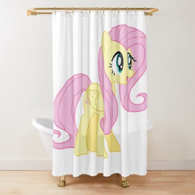 Fluttershy Shower Curtain