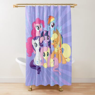 My Little Ponies Shower Curtain