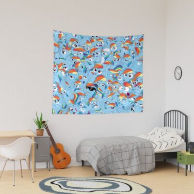 Rainbow Dash Mess Tapestry