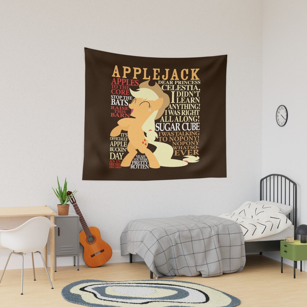 The Many Words Of Applejack Tapestry