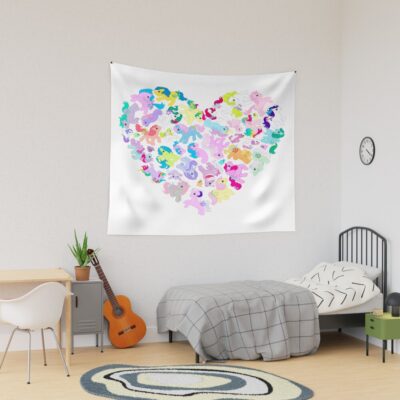 I Heart Mlp Tapestry