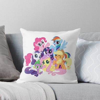 Mane Six My Little Pony Throw Pillow