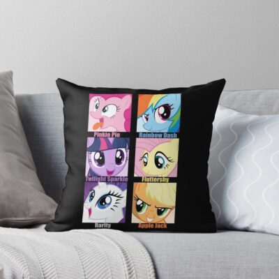 Everypony Is Best Pony Throw Pillow